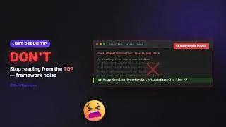How to Read Stack Traces in C# | .NET Debugging Tip 