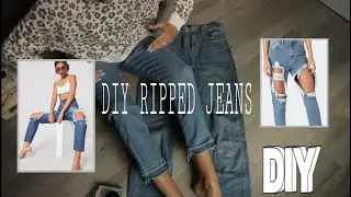 DIY Ripped Jeans