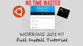 Be your own MC SERVER HOST | Multicraft Install Ubuntu 16.04 2019 Updated + Script