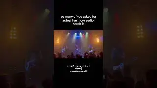 live audio from a band?! no way! #emo #emoband #mychemicalromance #greenday #paramore #taylorswift