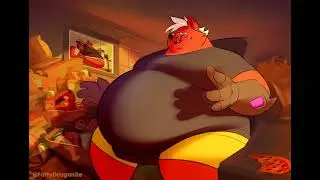 The shirt is too tight... Without it is better