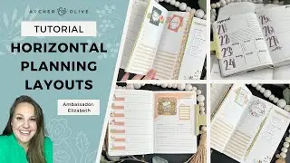 Turning a Notebook into a Horizontal Planner | Beginners Guide
