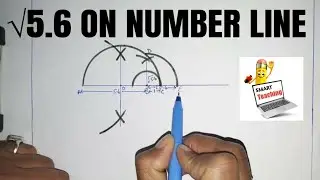 Xam idea|Class 9th|Lesson 1|Real Numbers|Q. 19 (i)|proficiency exercise|Show root 5.6 on number line