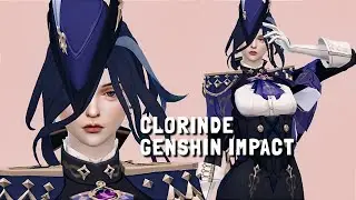 The Sims 4 | CLORINDE GENSHIN IMPACT | + CC Links | Create A Sims
