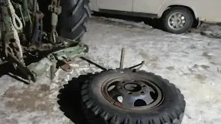 Грузовой шиномонтаж, колесо ГАЗ-53