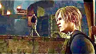Resident Evil 4 Remake PS5 4K HDR:Chapter 14-2-Letting Go of The Past WT (Defeat Krauser Boss Fight)
