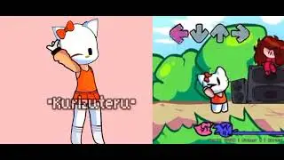 Fnf vs Hell On Kitty Mod But its gacha || Gacha Club ||