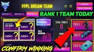 Today Best Dream Team FFPL / FFPL dream team challenge free fire/how to make FFPL dream team