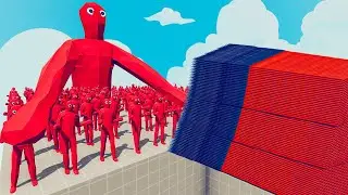 200x FIRE ZOMBIE + 1x GIANT vs EVERY GOD - Totally Accurate Battle Simulator TABS