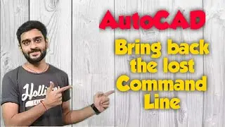 How to bring back your lost Command Line in Autocad? | Part 29