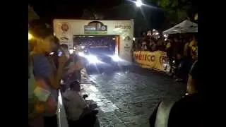 Arranque Rally Queretaro - Mitsubishi Lancer Evo ixMR