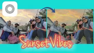 VSCO Tutorial!! Cara Edit Foto Filter *Sunset Vibes* Aesthetic