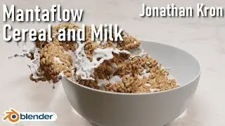 Blender Mantaflow Cereal Animation [Blender 2.82] | English