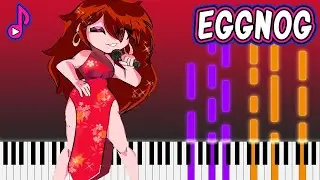 Eggnog — Friday Night Funkin' (FNF Piano Tutorial)