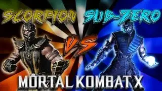 Mortal Kombat X Scorpion vs Sub-zero