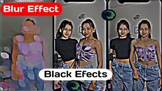 Blur Effect & Black Efect Alight Motion app | Trending Black HDR Effect Alight Motion Tutorial |