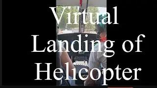 Helicopter landing as seen from outside and inside of Helicopter 🚁 