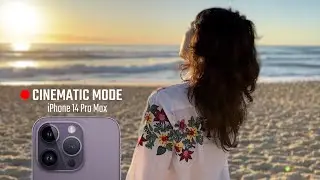 I shot this whole video on the iPhone 14 Pro Max using Cinematic Mode!