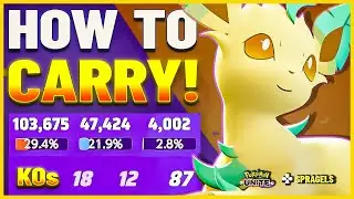 How I Carry With Leafeon | Pokémon Unite