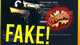 How To Make A FAKE Desert Eagle Blaze! (CS:GO Skins)