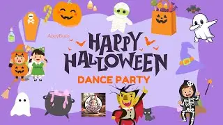 Halloween Freeze Dance Party~Halloween Song~Dance along~Spooky Monster Party @AppyBuds #halloween