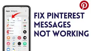 PINTEREST MESSAGES NOT WORKING FIX 2024 | Fix Pinterest Failed To Create Conversation