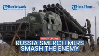 🔴 Footage of Russia Smerch MLRS smashed the enemy in the rear of defensive lines