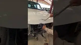 Fixing hood Nissan petrol nicely 