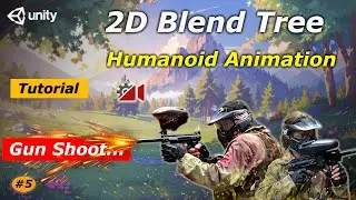 Unity Gun Shoot System With VFX | How to Animate Characters in Unity 3D #Physics_developer