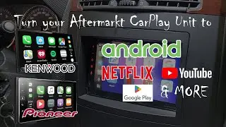 How to turn your KENWOOD PIONEER AFTERMARKET CARPLAY UNIT to WIRELESS CARPLAY & ANDROID UNIT YOUTUBE