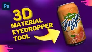 Adobe Photoshop – Class 10 – 3D Material Eyedropper Tool | Photoshop tutorial Hindi