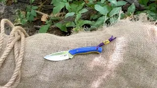 Нож Пиранья Кузница 7 ножей,  мини тест