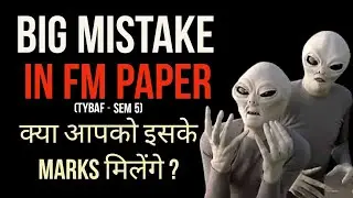 Big Mistake in FM paper - 13/12/2022