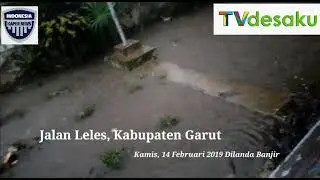 Jalan Leles-Garut Banjir