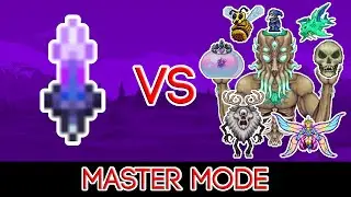 Terraria 1.4.3.6 - Shadowflame Knife vs ALL Bosses (Master Mode)