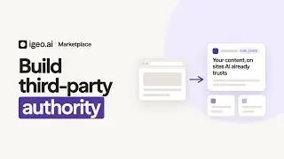 igeo.ai Marketplace: Publish Content on Third-Party Sites