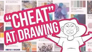 Finding And USING REFERENCE PHOTOS For Drawing! Art Tutorial - NO, It Isn't Cheating!