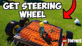 How to Steer a Car in LEGO Fortnite!