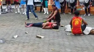 pembacokan yang sadis parah.