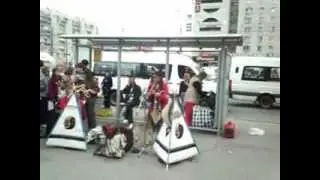 Индейцы в городе.Музыка индейцев в Санкт-Петербурге