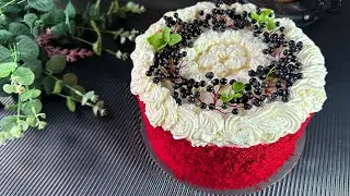 Торт Красный Бархат классический в домашних условиях/ҮЙ ЖАҒДАЙЫНДА ТОРТ ДАЙЫНДАУ /ҚАЗАҚША РЕЦЕПТ