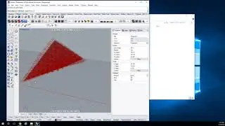 31 - Quiz 3 Solution - Cylinder Extrusions Along a Warped Surface in Rhino Grasshopper