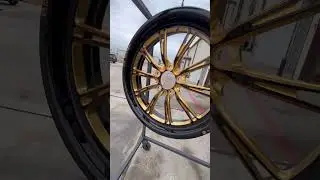 These wheels were previously coated by someone else. We did the best we could to bring them back.