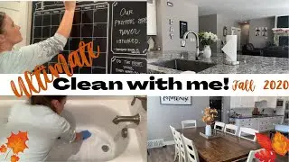 ULTIMATE CLEAN WITH ME |  FALL CLEAN |  CLEANING MOTIVATION  |  FALL SNACK