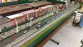 Running my Kato BNSF Heritage SD70MAC at the Peninsula N Scale Club