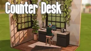 The Sims 4 T.O.O.L Mod Functional Counter Desk | T.O.O.L Series 