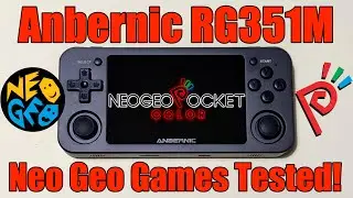 Anbernic RG351M - Neo Geo Pocket Color - Games Tested - Incredible Retro Gaming!