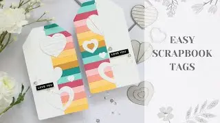 Easy SCRAPBOOK TAGS