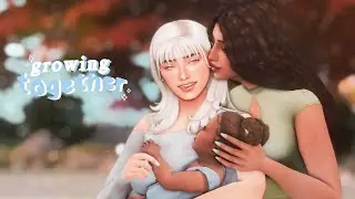 at home bed birth & celebrating their newborn ♡ the sims 4: growing together - ep. 04