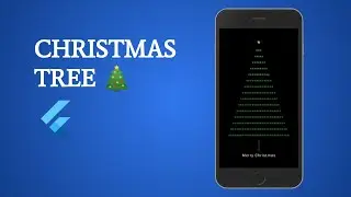 📱🎄 Flutter Tutorial : Creating a Christmas Tree Animation with Loops || Speed Code 🚀
